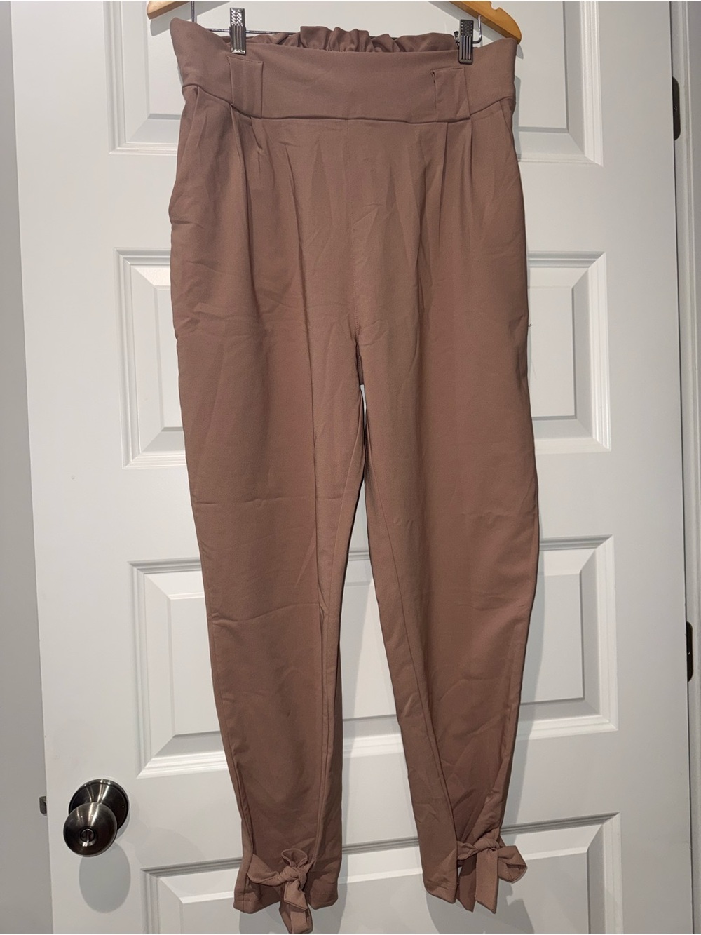 Grace Karin Women High-Waist Tie Pants